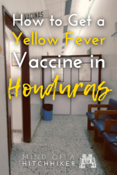 yellow fever vaccine in honduras