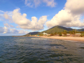 trujillo honduras mountains hills tropical beach