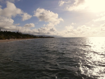 trujillo honduras vista from pier sunshine coast beach