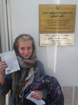 obtaining my iranian visa at the embassy in yerevan armenia october 2014 hitchhiker