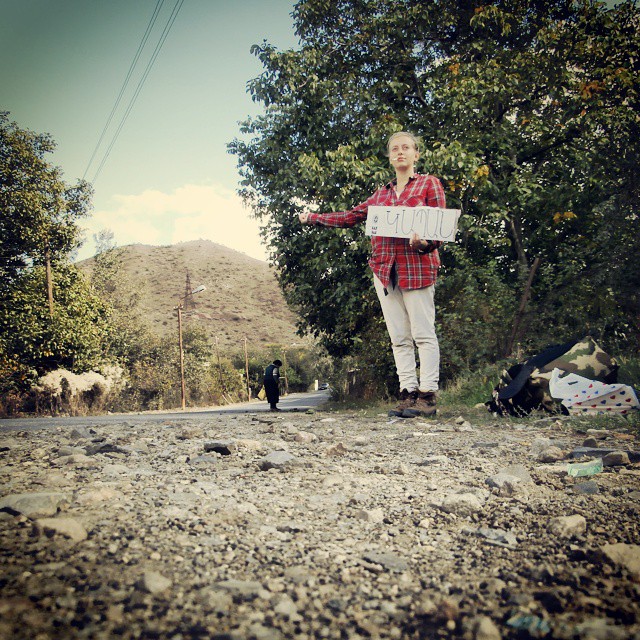 getting closer to iran hitchhiking armenia solo female traveler tourism vayk goris kapan meghri