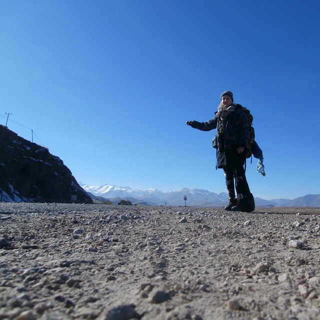 hitchhiking van lake gölü turkey turkiye otostop winter