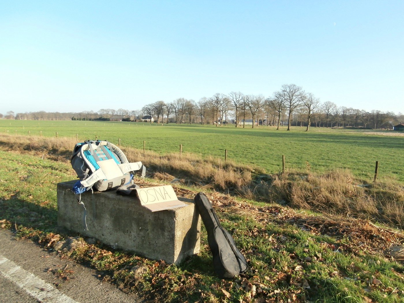 hitchhiking netherlands to berlin germany gas station netherlands 2