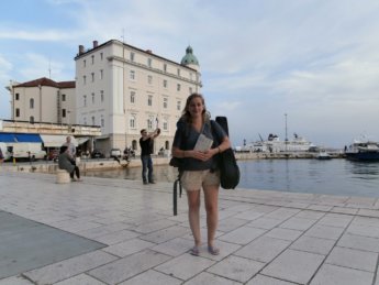Split, Croatia: Reading a Book at the Riva