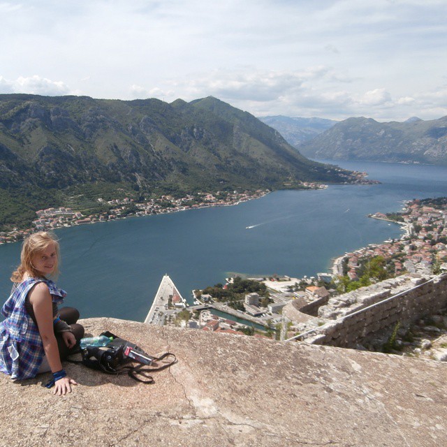 bay of kotor montenegro crna gora hitchhiking solo woman castle