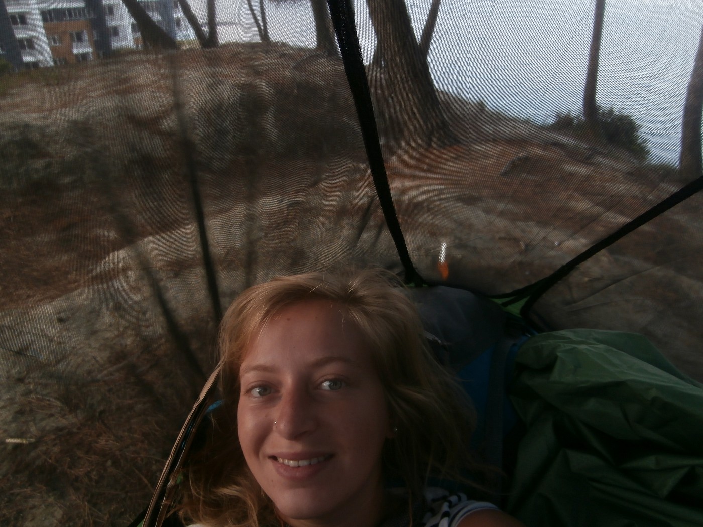 durrës albania freecamping site selfie hitchhiking backpacking