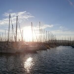 sailing sunsets yachts gouvia marina corfu greece hitchhiking boathitching