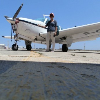 Airplane hitch Malta solo woman hitchhiking airplane aeroplane