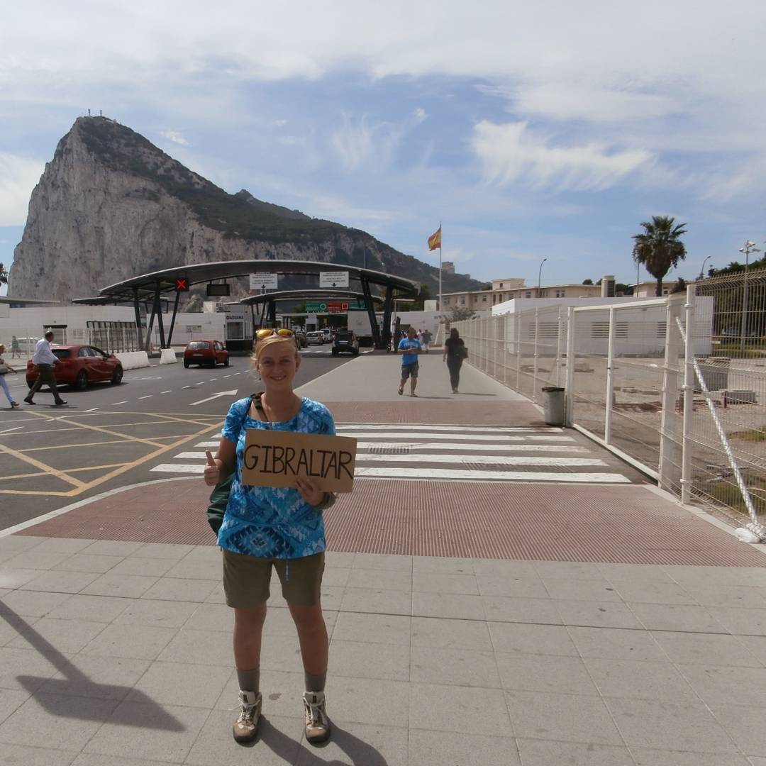 hitchhiking gibraltar solo female travel spain la linea adventure