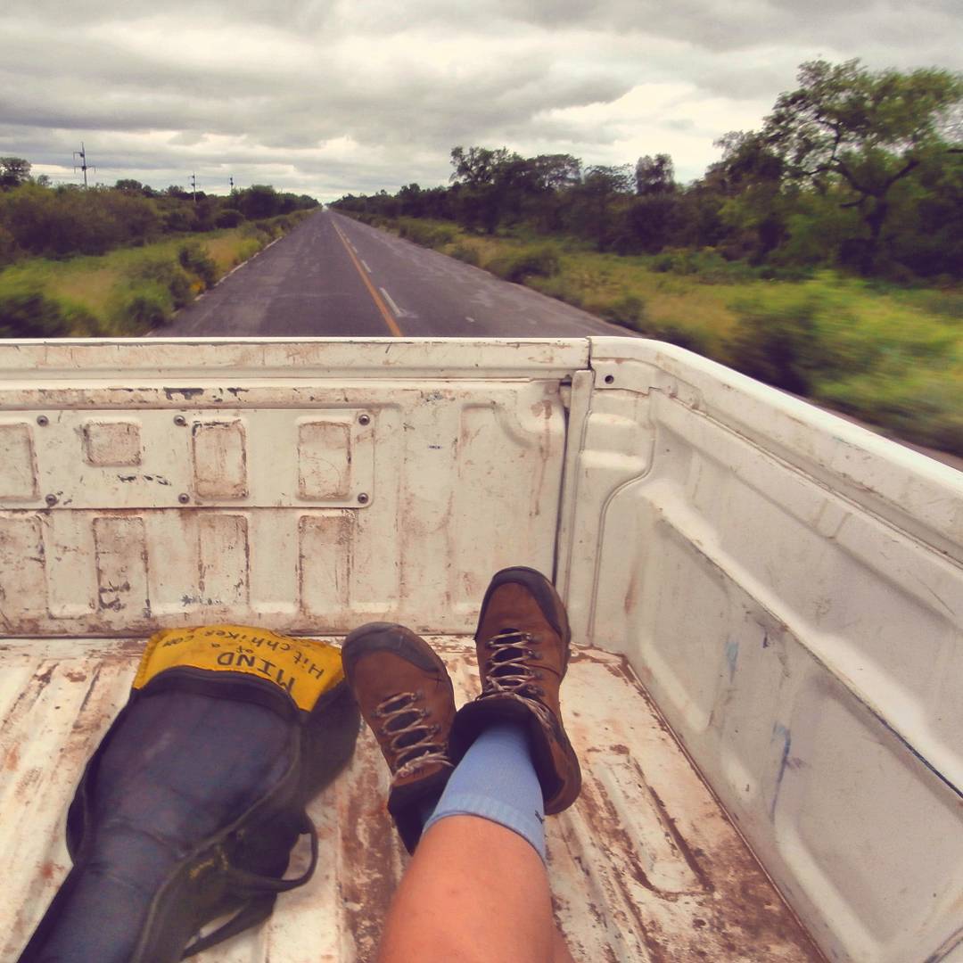 Paraguay from the back of a pick-up truck