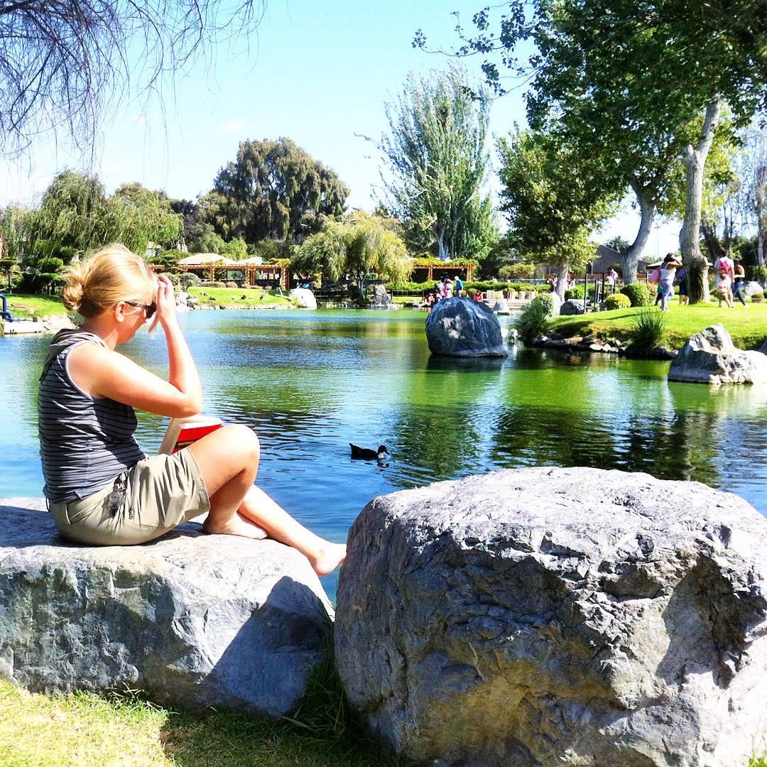 la serena book reading japanese garden hitchhiking chile