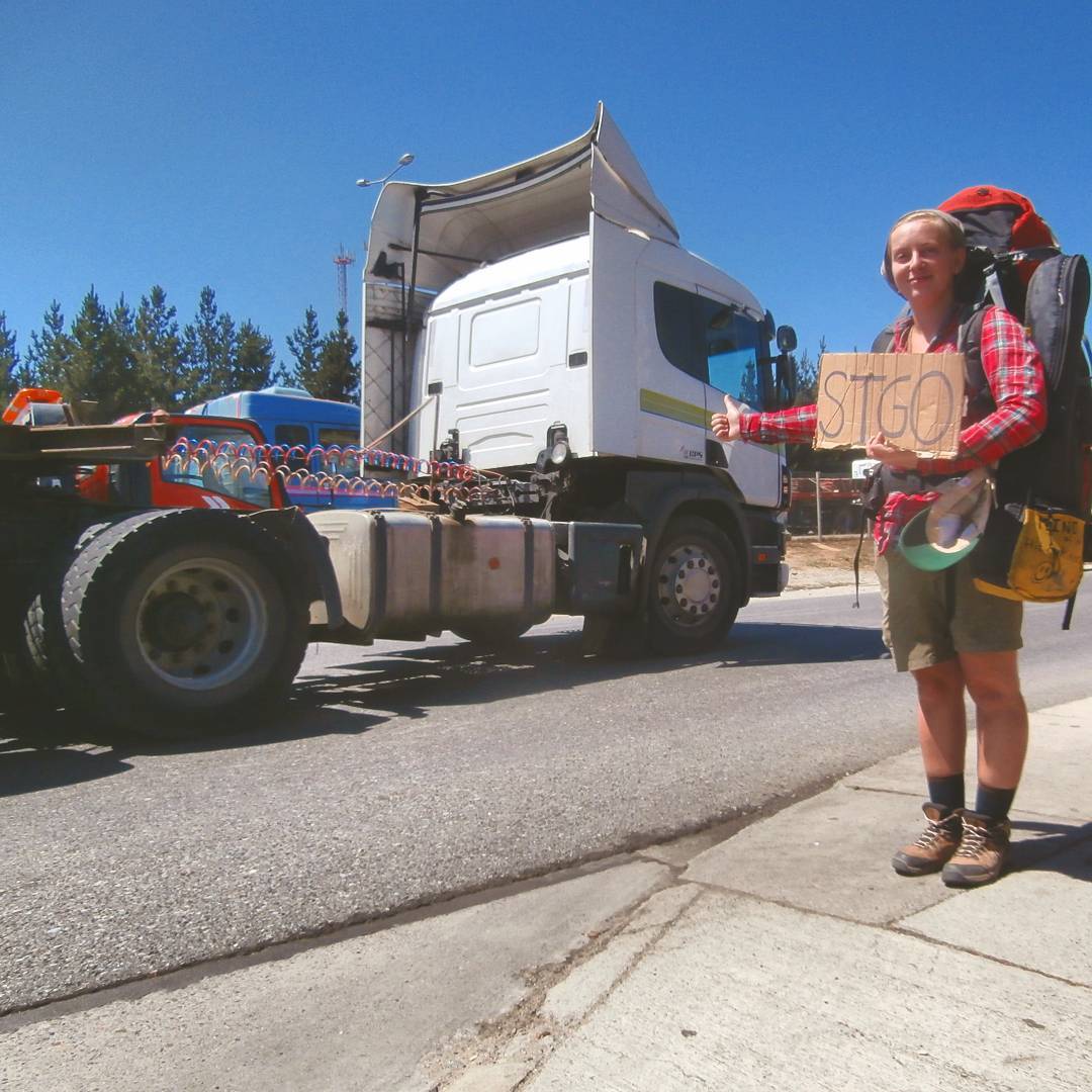 santiago de chile achievement unlocked hitchhiking