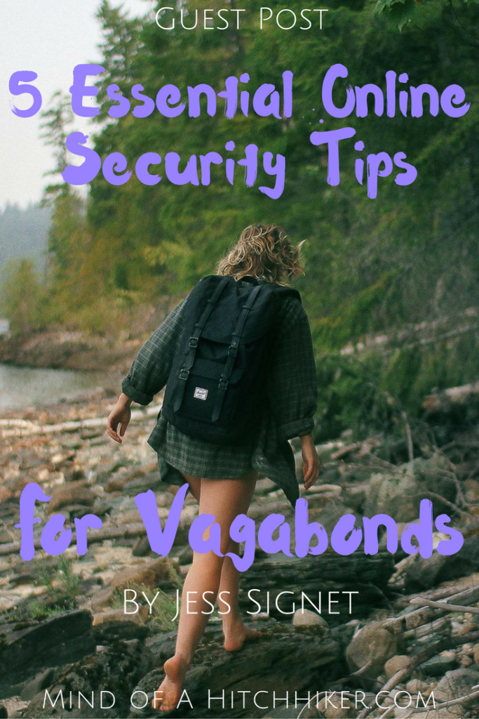 5 essential online security tips for vagabonds jess signet guest post pinterest