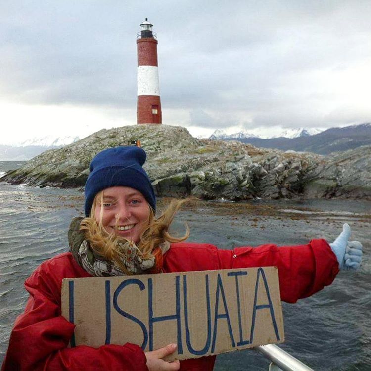 Ushuaia Argentina end of the world hitchhiking Tierra del fuego