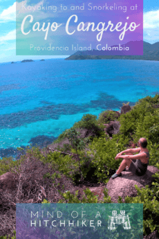 Old Providence Island in the Colombian archipelago of San Andrés is a special slice of paradise. One great day trip is renting a kayak to visit Crab Cay to snorkel at the reef #Providencia #OldProvidence #Colombia #snorkeling #kayaking #kayak #snorkel #SanAndrés #archipelago #Caribbean #CaribbeanSea #oceankayaking #seakayaking #tropicalfish #tropicalisland #CrabCay #island #mardelossietecolores #seaofsevencolors #paddling #SouthAmerica #LatinAmerica