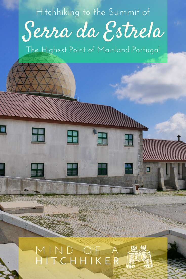 The highest point of mainland Portugal is fairly close to the city of Porto. The best part of this peak? There's a road to the summit you can hitchhike. #Portugal #Portuguese #Porto #Coimbra #Viseu #hitchhiking #hitchhiker #travel #Europe #mountain #summit #countryhighpoint #SerradaEstrela #serra #iberia #iberianpeninsula #torre #Seia #parquenatural #radar