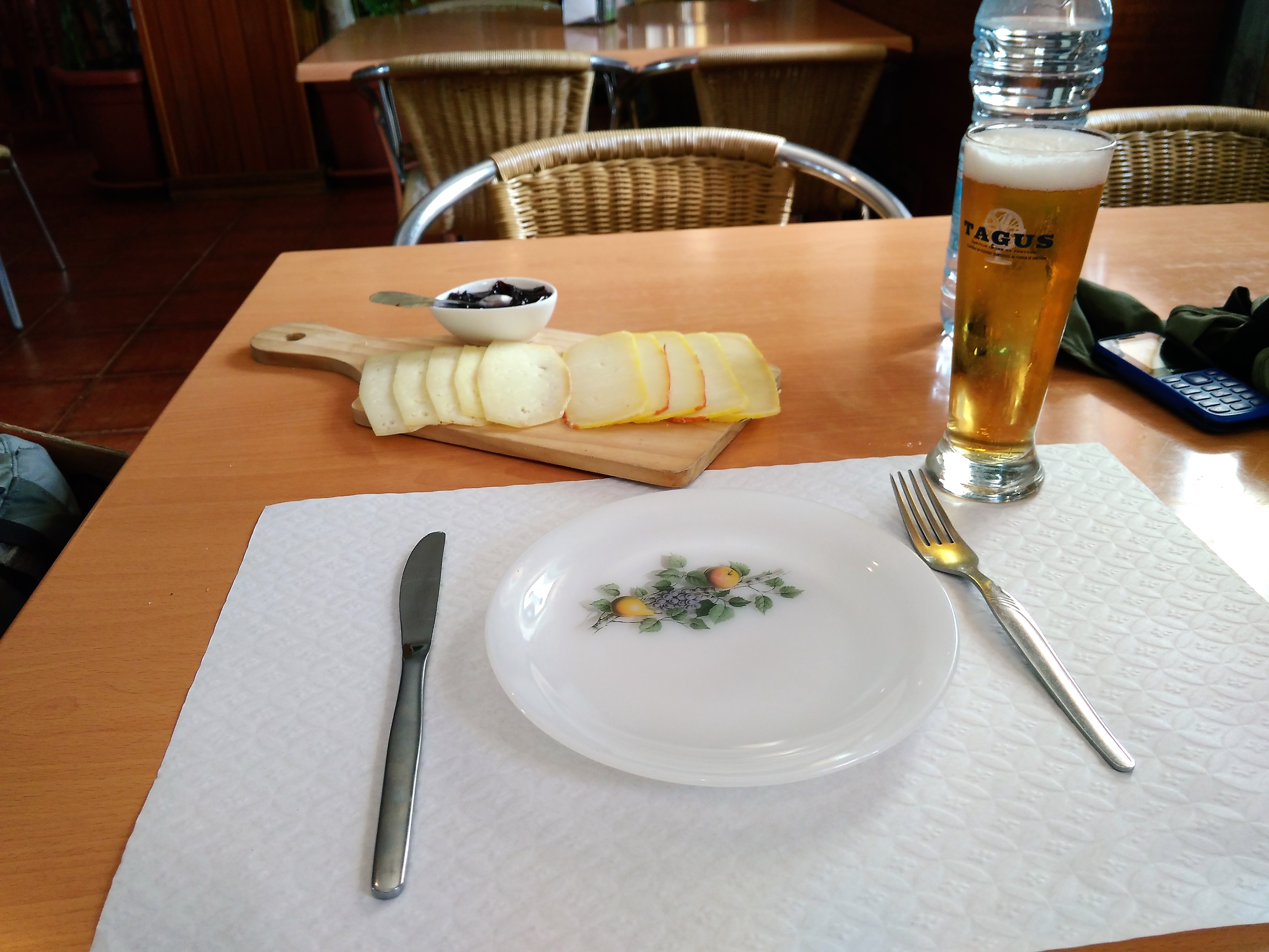 Torre Serra da Estrela restaurant beer cheese queijo