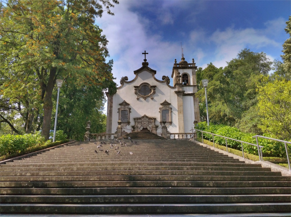 Viseu church hdr hitchhiking Serra da Estrela