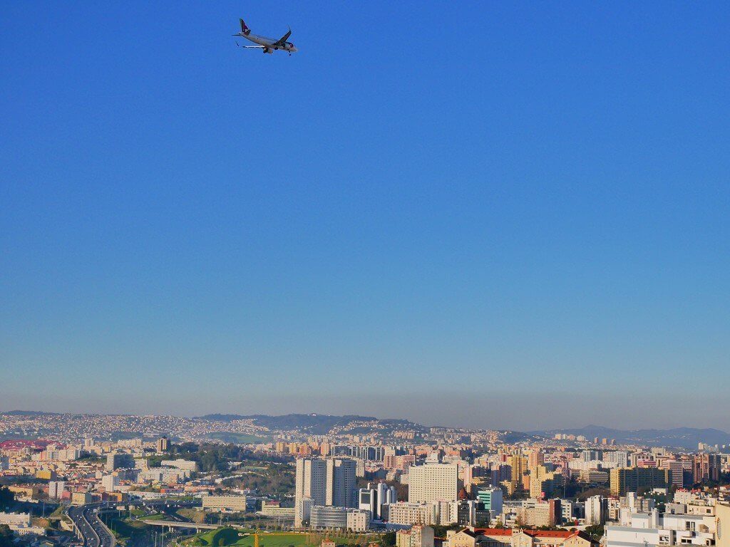 Amoreiras campo de ourique tower airplanespotting