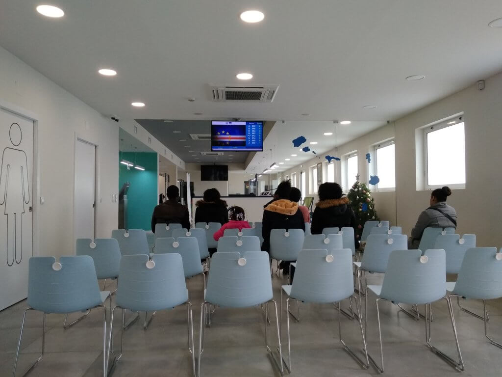 90-day visa cabo verde lisbon portugal waiting room