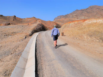 Santo André mine road construction farol de dona amelia lighthouse hike