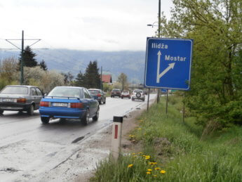 Ilidža Sarajevo hitchhiking Mostar Boračko lake