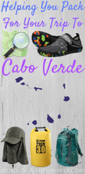 packing list to cabo verde cape verde suitcase travel hitchhiking amazon preparation