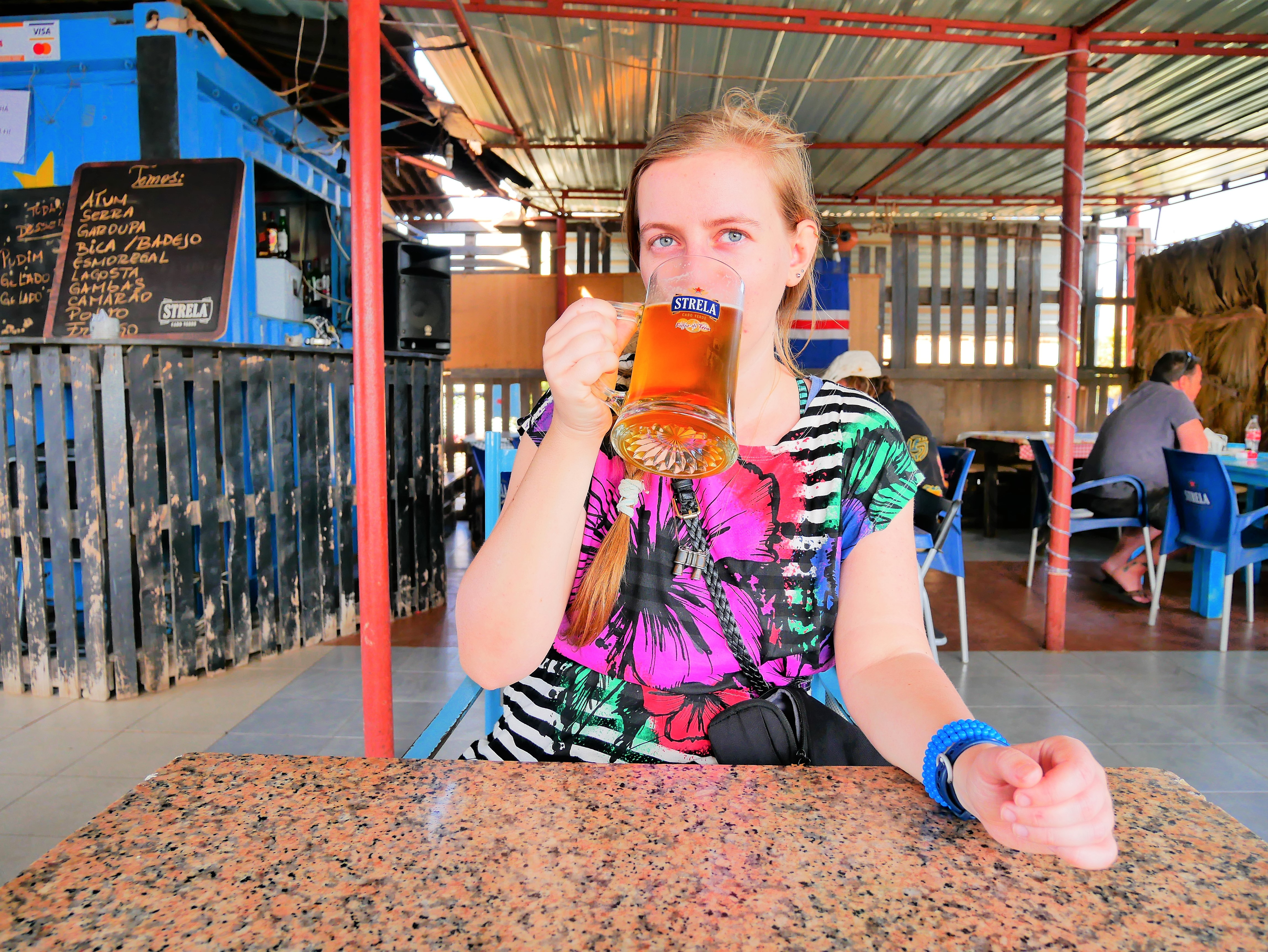 Cabo Verde packing list women dress cover shoulders beer enjoying relaxing Palmeira Sal