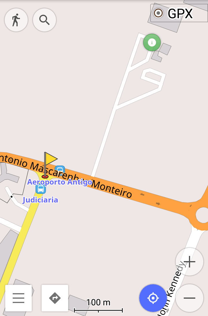 Screen shot open street maps osm and aeroporto antigo praia cabo verde francisco mendes international defunct airport