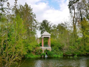 Donautempel Donaueschingen source of Danube confluence Brigach