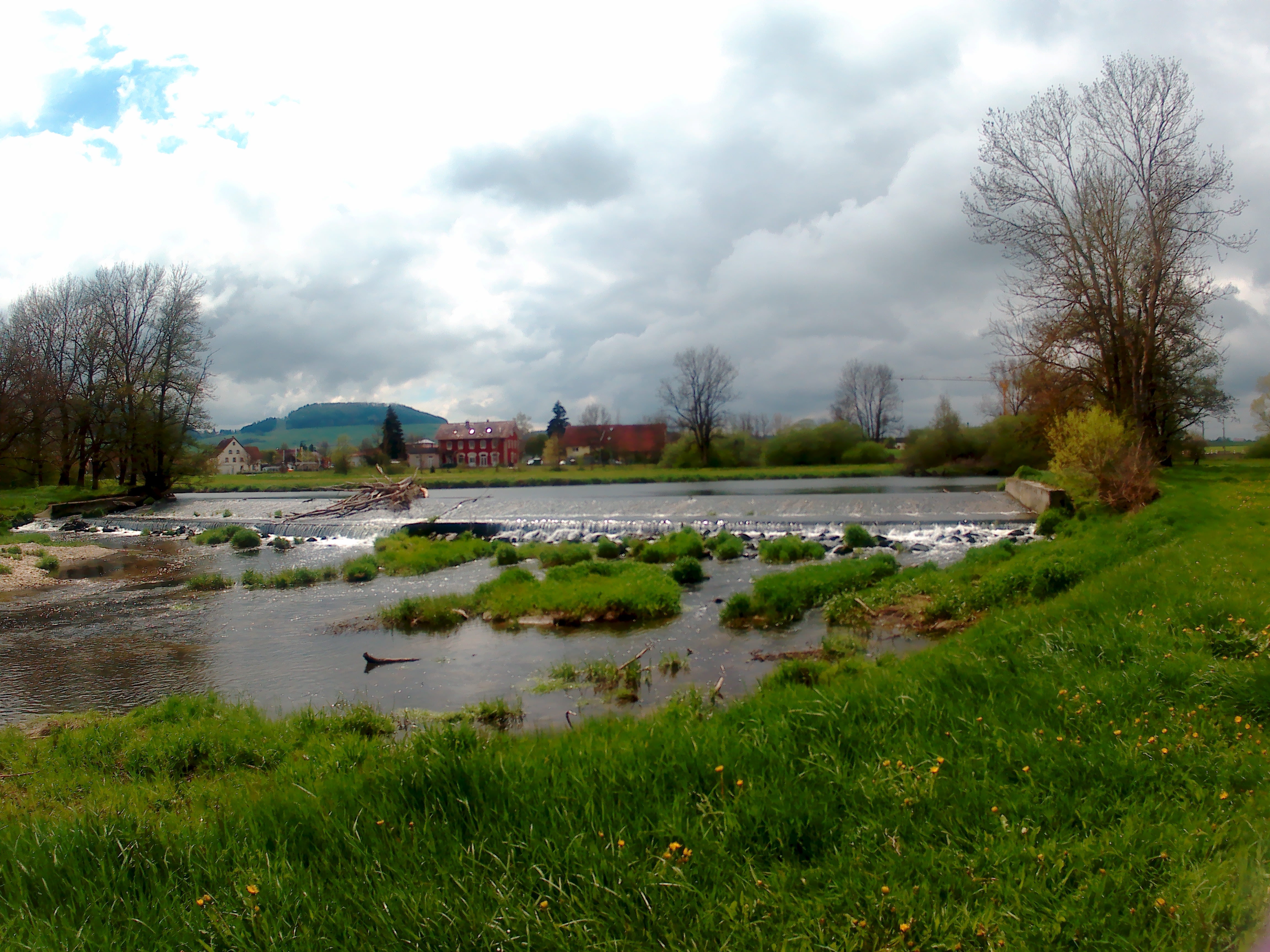 Neudingen dam portage kayak germany baden-württemberg
