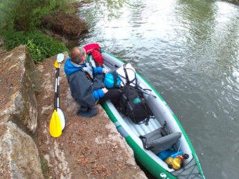 Immendingen entry point kayak and work canoe trip paddle germany