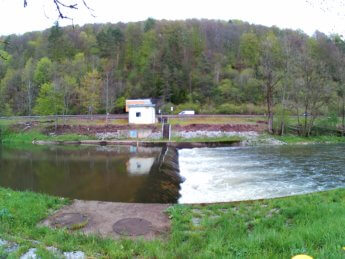 Wehr river dam immendingen pegel monitoring station water levels flood donauversickerung germany