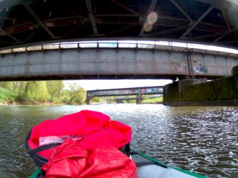 Tuttlingen train bridges germany paddle kayak