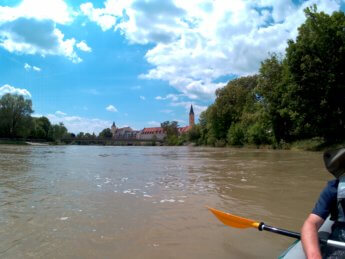 22 Day 9 Günzburg to Dillingen an der Donau Lauingen skyline danube donau