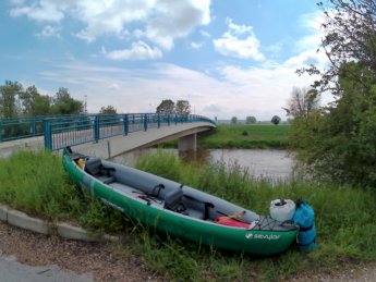 kayak day 6 dettingen landing canoe inflatable paddle bridge packing