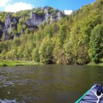 kayak trip day 4: Hausen im Tal to Sigmaringen Danube Donau river canoe paddling Germany Baden-Württemberg