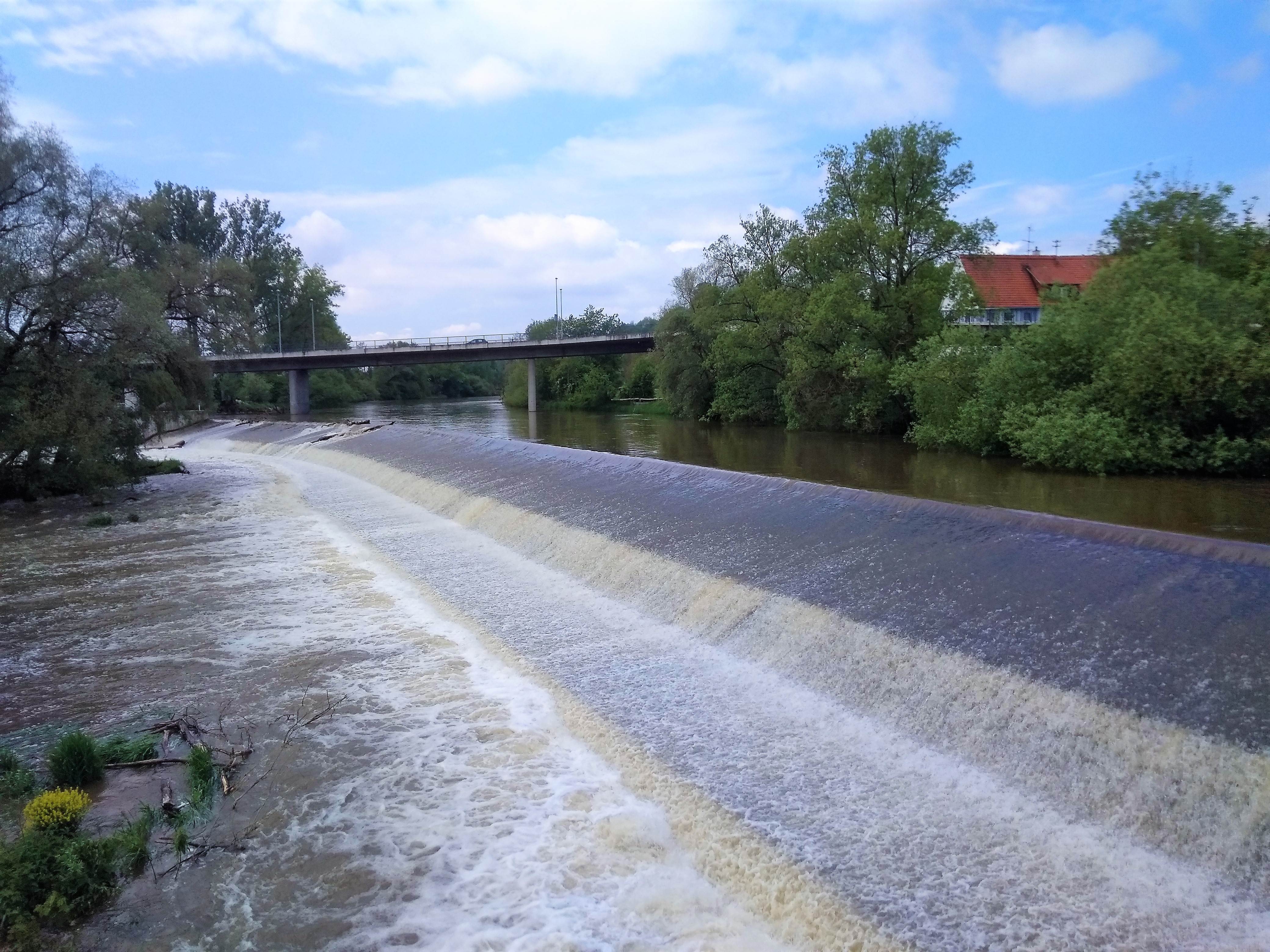 Dam rottenacker wehr weir danger life kayak canoe