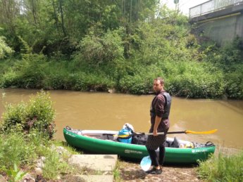 stehbach paddle donau danube kayak canoe to dettingen