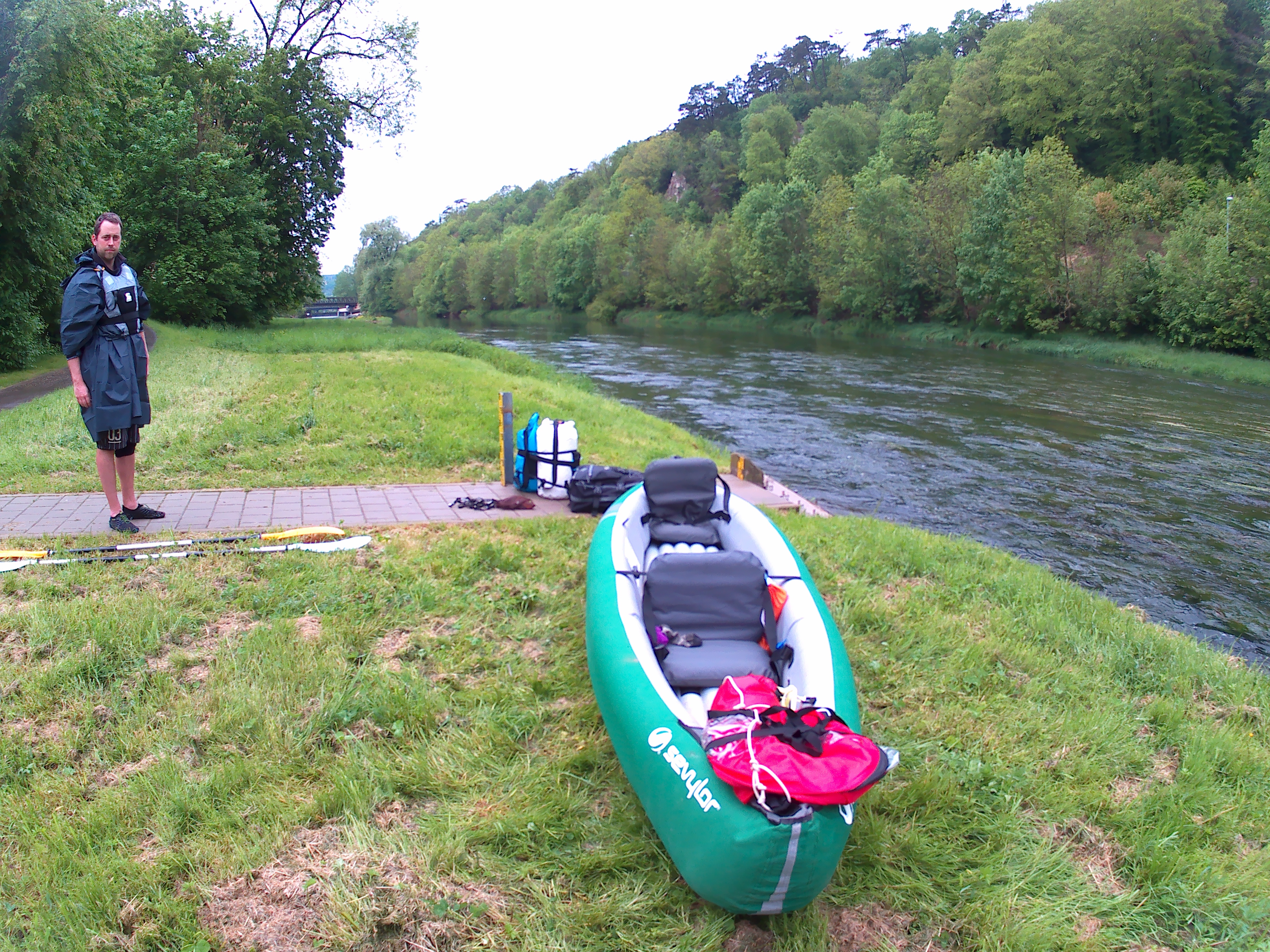 Kayak trip day 5 sigmaringen launch spot kayak inflatable canoe