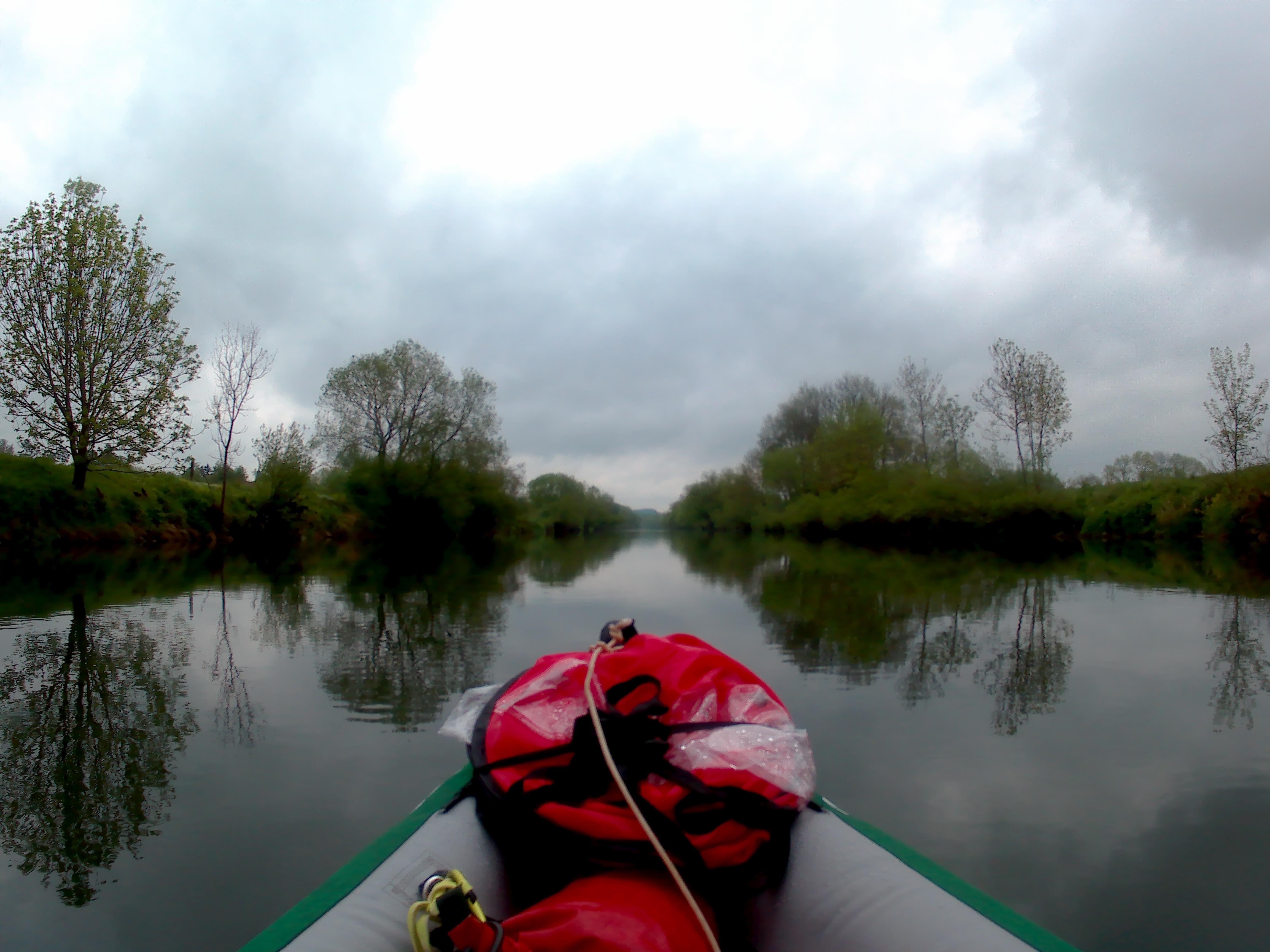 Kayak trip day 5 sigmaringen to mengen hundersingen munderkingen kayak canoe inflatable canalization danube donau Jakobstal munderkingen