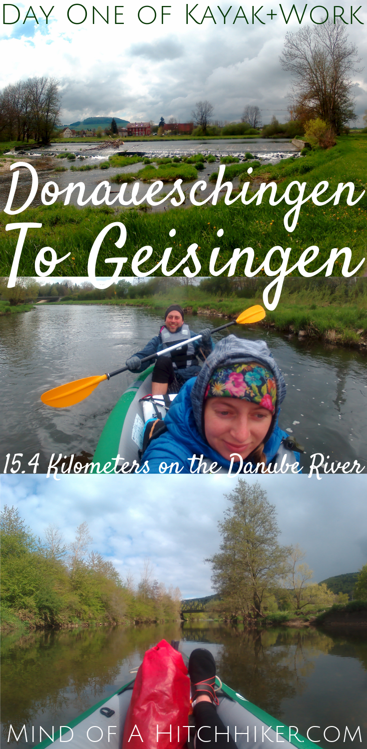 Everything was very chaotic on our first paddle day on the Danube river; it took very long to inflate our canoe, the water was shallow, it snowed, hailed, and rained, and I lost sensation in my pinky toe. But we paddled successfully from Donaueschingen to Geisingen in Baden-Württemberg, Germany. #Donau #Donaueschingen #Geisingen #BadenWürttemberg #Germany #Deutschland #BlackForest #Schwarzwald #source #BlackSea #SchwarzesMeer #Danube #kayak #canoe #inflatablekayak #inflatablecanoe #paddling #paddler #river #Europe