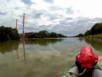 14 Day 13 Ingolstadt to Vohburg kayak canoe lock sluice self-service