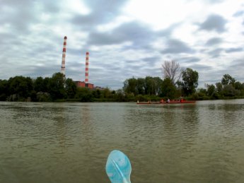 15 Day 13 Ingolstadt to Vohburg kayak canoe lock sluice self-service