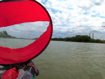 20 Day 13 Ingolstadt to Vohburg kayak canoe lock sluice self-service