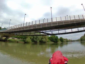 5 Day 13 Ingolstadt to Vohburg kayak canoe lock sluice self-service