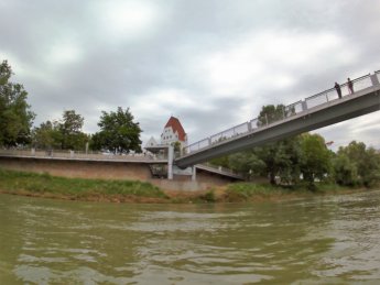 7 Day 13 Ingolstadt to Vohburg kayak canoe lock sluice self-service