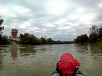 8 Day 13 Ingolstadt to Vohburg kayak canoe lock sluice self-service