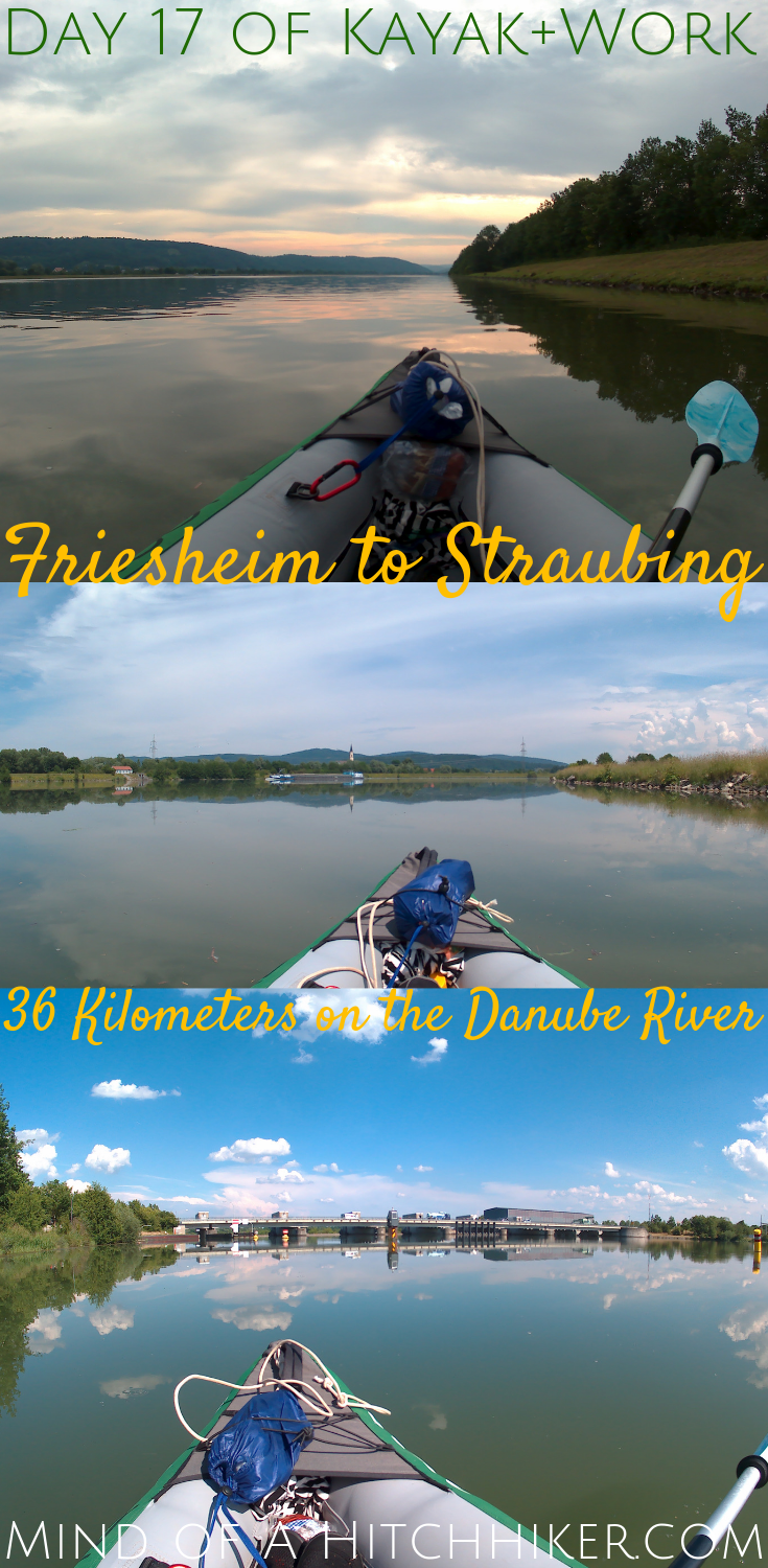 On the 17th day, we mounted the fin for the first time in our inflatable kayak named Zucchini. And Oh. My. God... we're finally paddling straight! Why didn't we put the fin in before? #Danube #Friesheim #Straubing #Germany #Bavaria #Deutschland #Bayern #Donau #hydroelectricdam #dam #river #travel #journey #paddler #adventure #slowtravel #greentravel #ecotravel #digitalnomad #Europe