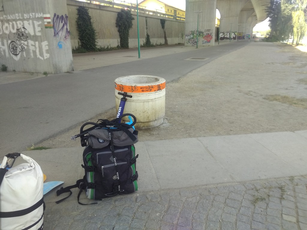 3 packing up luggage and dumpsterdived pump